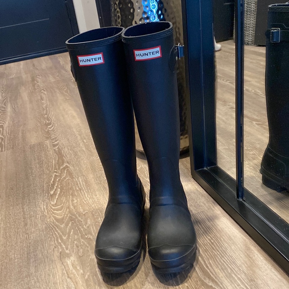 Hunter original tall waterproof rain boots
